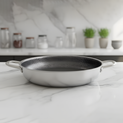 Stainless Steel Pan 32 cm